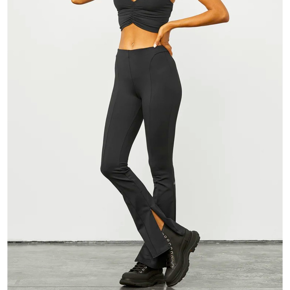 ALO High-Waist 7/8 Zip It Flare Legging